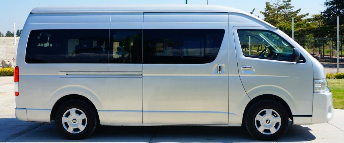 Transfer in Toyota Hiace